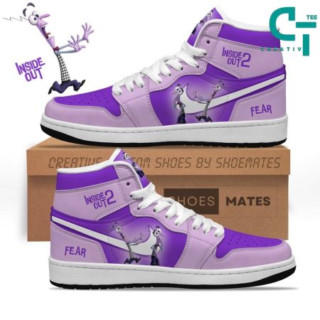 Inside Out 2 Fear  AJ1 High Sneakers Shoes For Men And Women