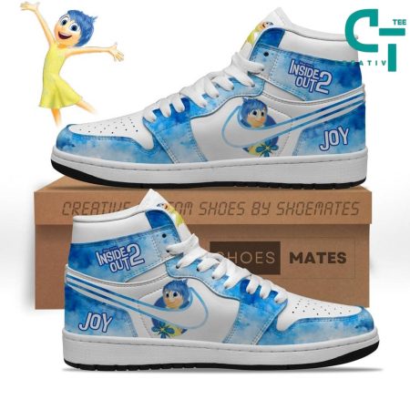 Inside Out 2 Joy  AJ1 High Sneakers Shoes For Men And Women