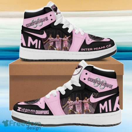 Inter Miami Leagues AJ1 High Sneakers Shoes For Men And Women