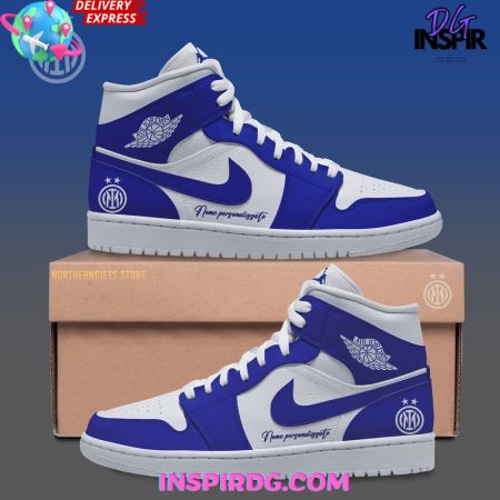 Internazionale Milan AJ1 High Sneakers Shoes For Men And Women