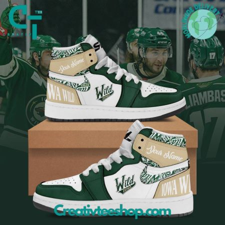 Iowa Wild  AJ1 High Sneakers Shoes For Men And Women