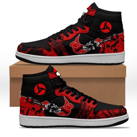 Itachi Uchiha AJ1 High Sneakers Shoes For Men And Women