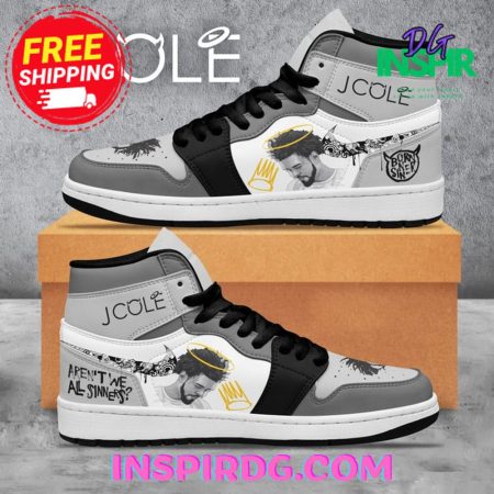 J Cole “Aren’t We All Sinners” AJ1 High Sneakers Shoes For Men And Women