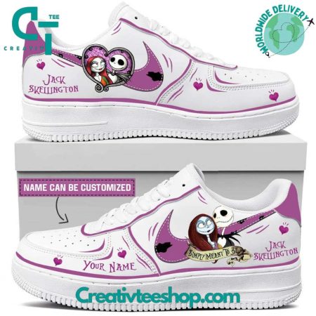 Jack Skellington Just Do It Purple  Air Low-Top Sneakers Shoes For Men And Women