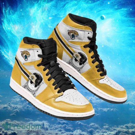 Jacksonville Jaguars AJ1 High Sneakers Shoes For Men And Women