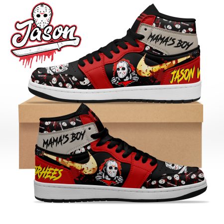 Jason Voorhees AJ1 High Sneakers Shoes For Men And Women