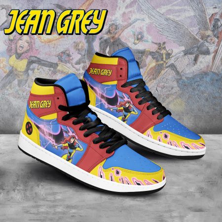 Jean Grey X-Men AJ1 High Sneakers Shoes For Men And Women