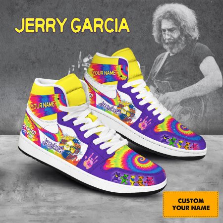 Jerry Garcia AJ1 High Sneakers Shoes For Men And Women