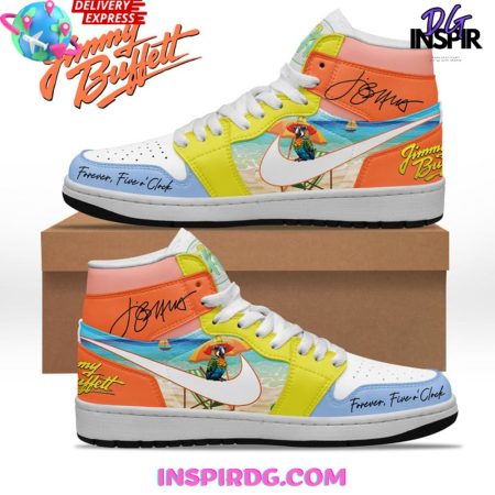 Jimmy Buffet World AJ1 High Sneakers Shoes For Men And Women