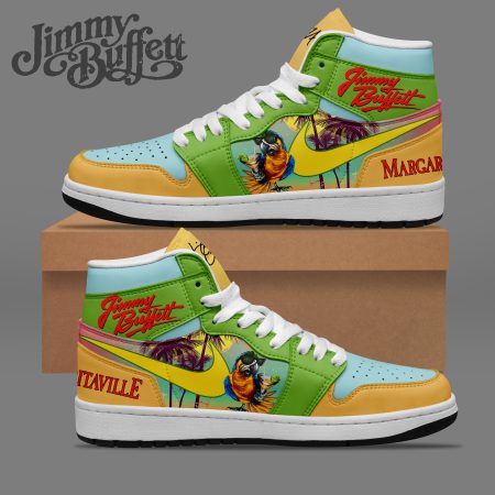 Jimmy Buffett AJ1 High Sneakers Shoes For Men And Women