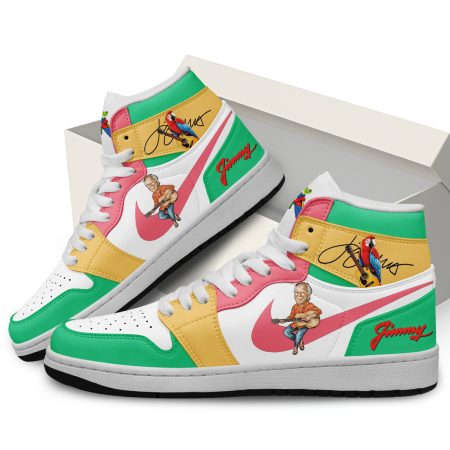 Jimmy Buffett AJ1 High Sneakers Shoes For Men And Women