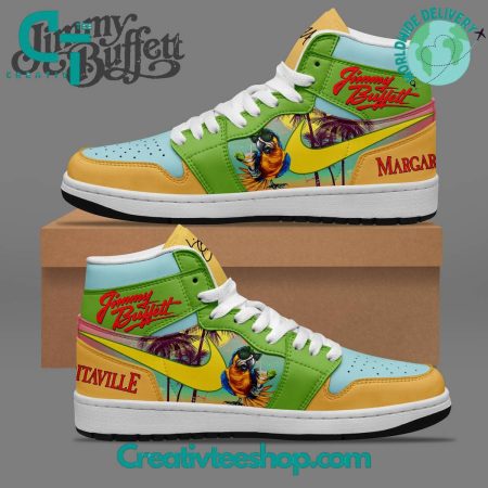 Jimmy Buffett MargaritaVille  AJ1 High Sneakers Shoes For Men And Women