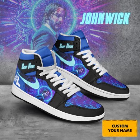 John Wick AJ1 High Sneakers Shoes For Men And Women