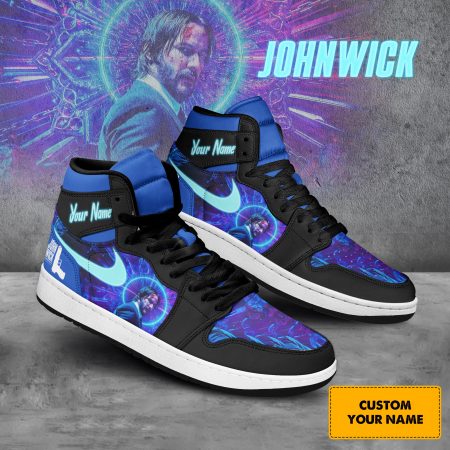 John Wick AJ1 High Sneakers Shoes For Men And Women