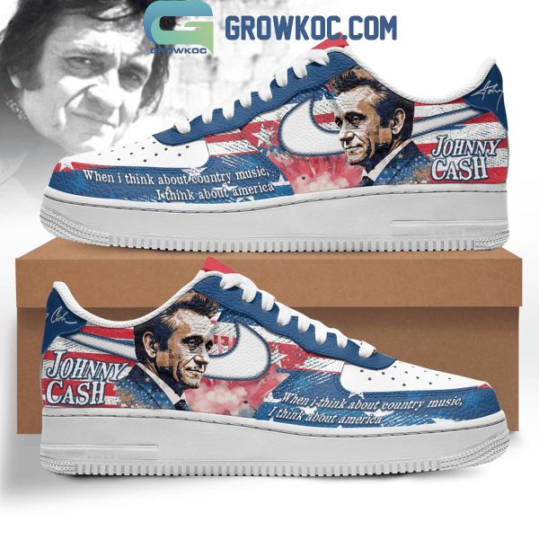 Johnny Cash Air Low-Top Sneakers Shoes For Men And Women