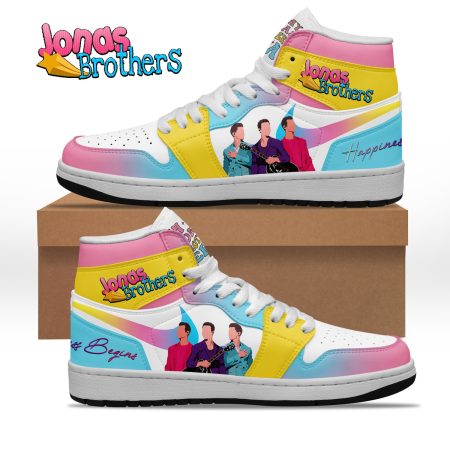 Jonas Brothers AJ1 High Sneakers Shoes For Men And Women