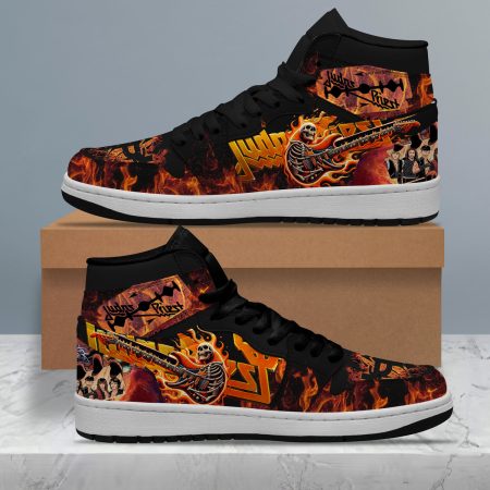 Judas Priest AJ1 High Sneakers Shoes For Men And Women
