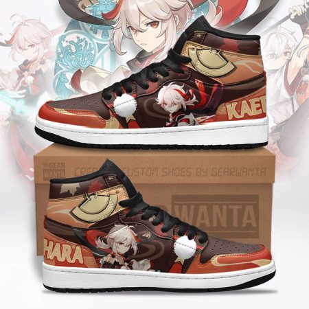 Kaedehara Genshin Impact AJ1 High Sneakers Shoes For Men And Women