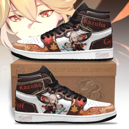 Kaedehara Kazuha Genshin Impact AJ1 High Sneakers Shoes For Men And Women