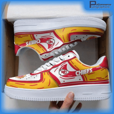 Kansas City Chiefs NFL Air Low-Top Sneakers Shoes For Men And Women