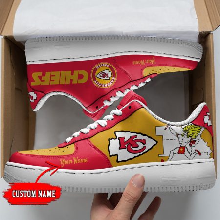 Kansas City Chiefs NFL Air Low-Top Sneakers Shoes For Men And Women