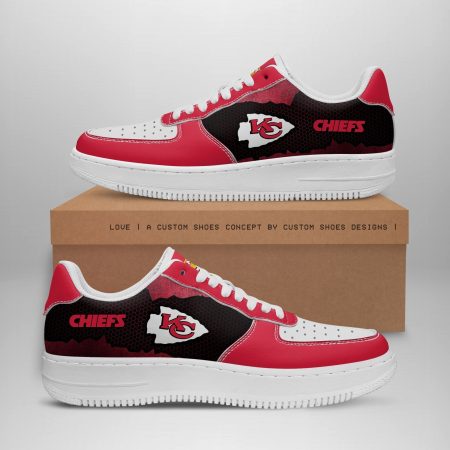 Kansas City Chiefs NFL Air Low-Top Sneakers Shoes For Men And Women