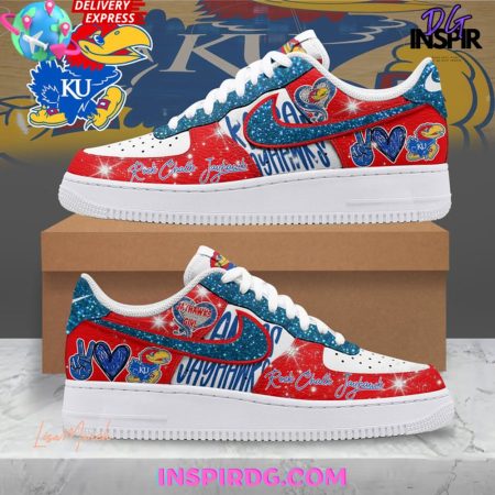 Kansas Jayhawks Air Low-Top Sneakers Shoes For Men And Women