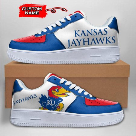 Kansas Jayhawks NCAA Air Low-Top Sneakers Shoes For Men And Women