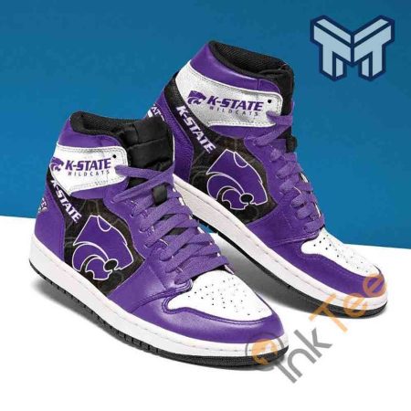 Kansas State Wildcats AJ1 High Sneakers Shoes For Men And Women