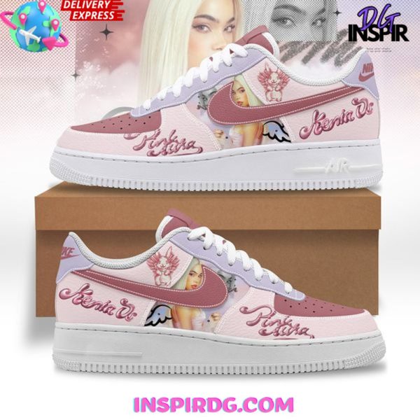 Kenia OS Pink Aura Air Low-Top Sneakers Shoes For Men And Women