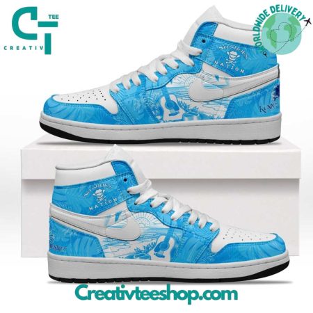 Kenny Chesney No Shoes Nation  AJ1 High Sneakers Shoes For Men And Women