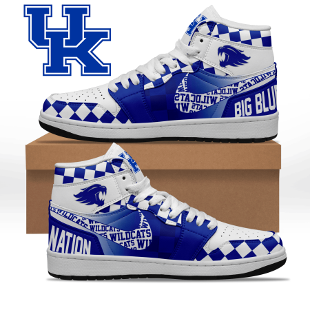 Kentucky Wildcats AJ1 High Sneakers Shoes For Men And Women
