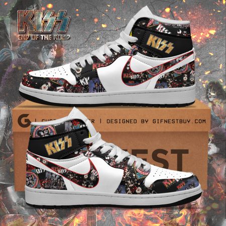 Kiss AJ1 High Sneakers Shoes For Men And Women