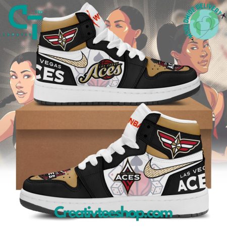 Las Vegas Aces  AJ1 High Sneakers Shoes For Men And Women