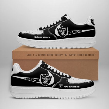Las Vegas Raiders NFL Air Low-Top Sneakers Shoes For Men And Women