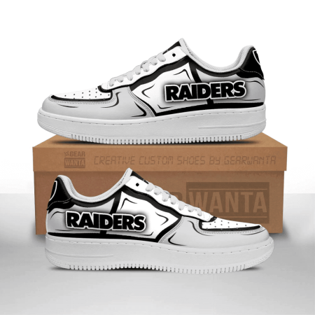 Las Vegas Raiders NFL Air Low-Top Sneakers Shoes For Men And Women