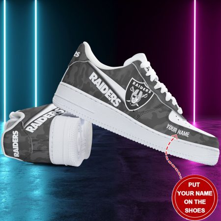Las Vegas Raiders NFL Air Low-Top Sneakers Shoes For Men And Women