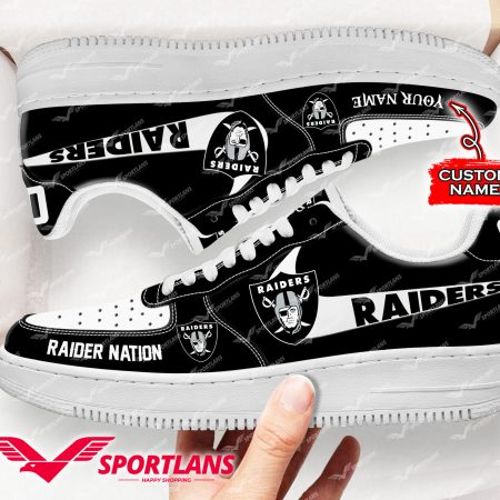 Las Vegas Raiders NFL Air Low-Top Sneakers Shoes For Men And Women