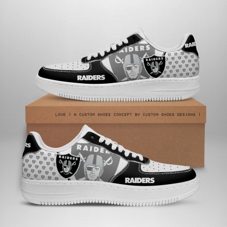 Las Vegas Raiders NFL Air Low-Top Sneakers Shoes For Men And Women