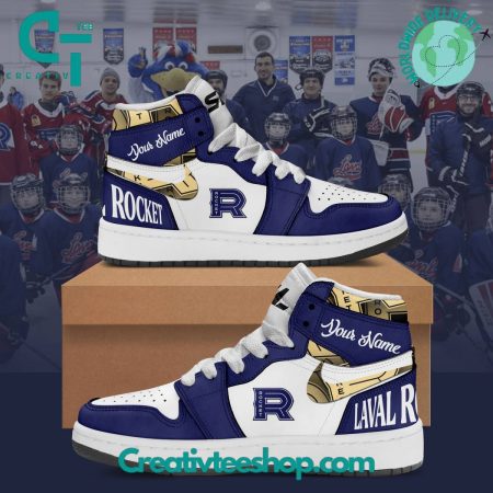 Laval Rocket  AJ1 High Sneakers Shoes For Men And Women