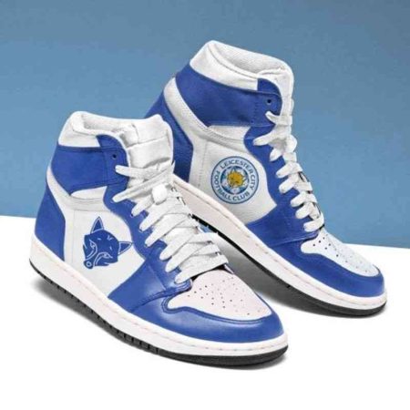 Leicester City FC EPL AJ1 High Sneakers Shoes For Men And Women