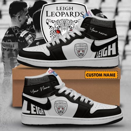 Leigh Leopards AJ1 High Sneakers Shoes For Men And Women