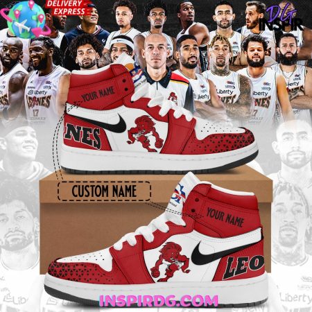 Leones de Ponce BSN AJ1 High Sneakers Shoes For Men And Women