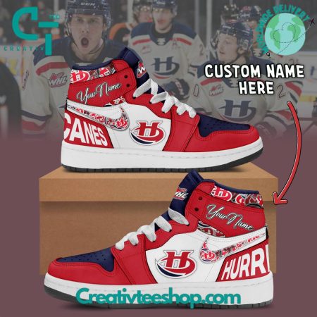 Lethbridge Hurricanes  AJ1 High Sneakers Shoes For Men And Women
