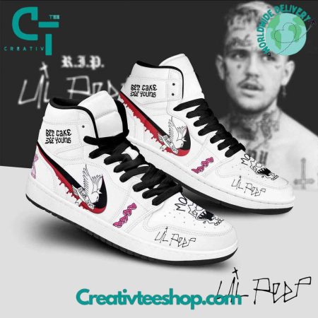 Lil Peep Get Cake Die Young  AJ1 High Sneakers Shoes For Men And Women