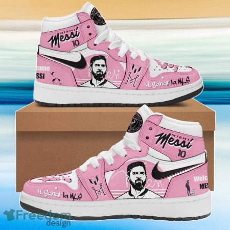 Lionel Messi AJ1 High Sneakers Shoes For Men And Women