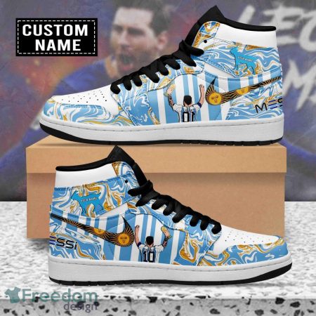 Lionel Messi AJ1 High Sneakers Shoes For Men And Women