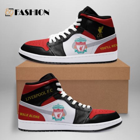 Liverpool FC EPL AJ1 High Sneakers Shoes For Men And Women