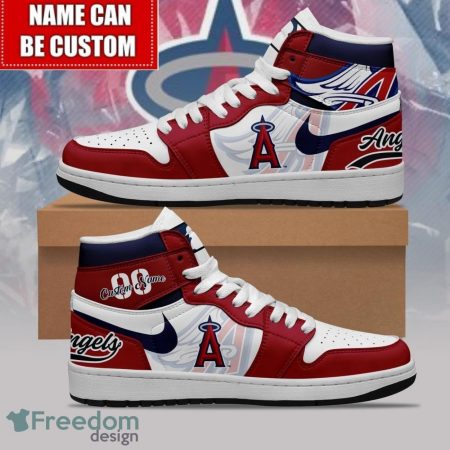 Los Angeles Angels AJ1 High Sneakers Shoes For Men And Women
