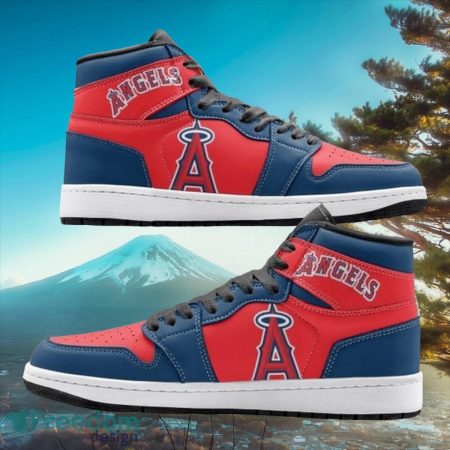Los Angeles Angels AJ1 High Sneakers Shoes For Men And Women